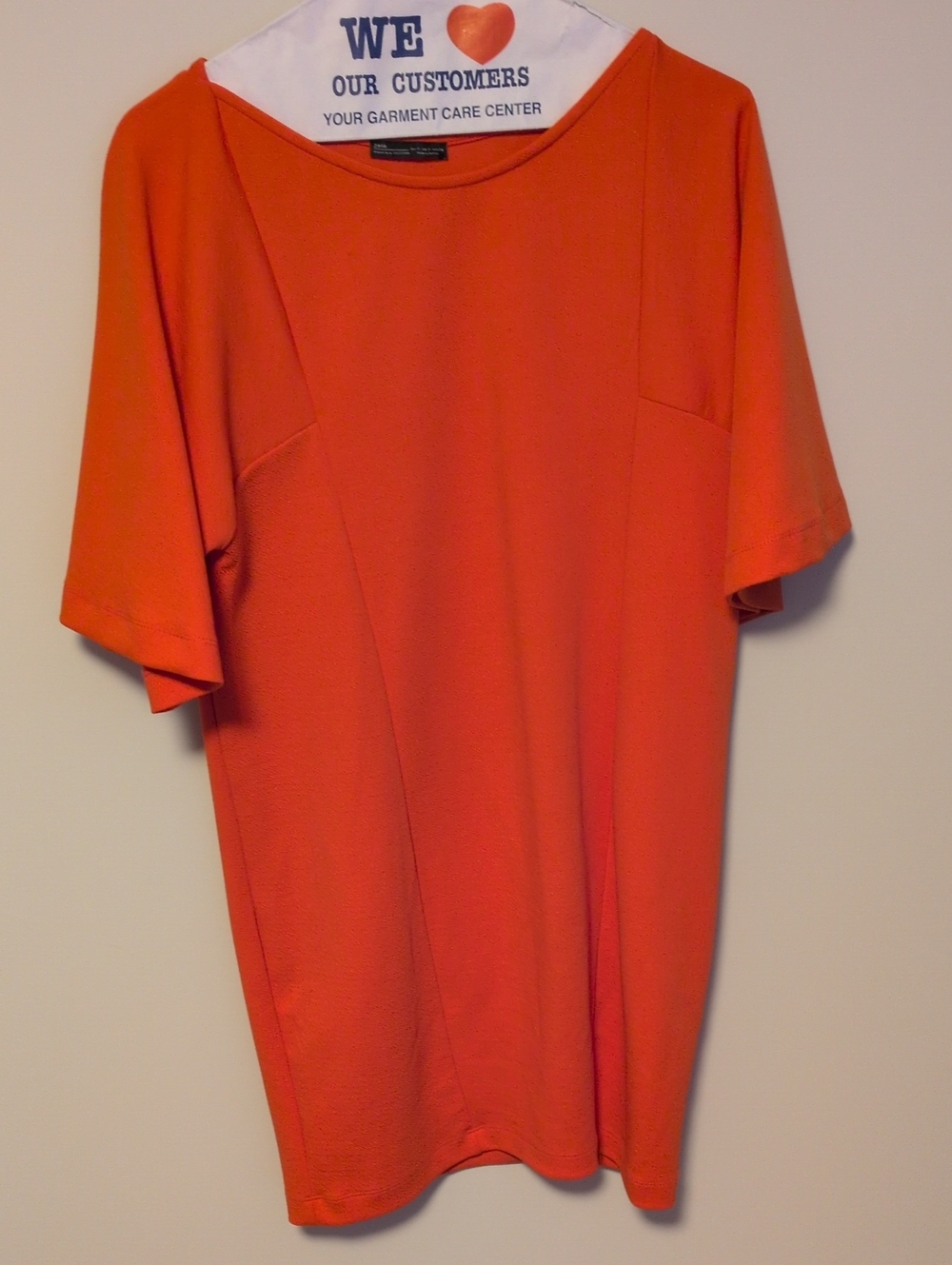 Zara Orange Midi Dress